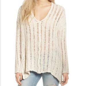 ASTR Open Knit Pullover